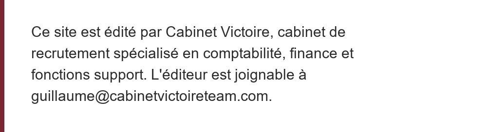 Coordonnées de l'éditeur du site